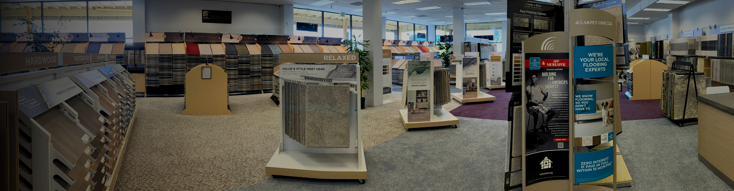 City Carpets Carpet One showroom in San Rafael, CA