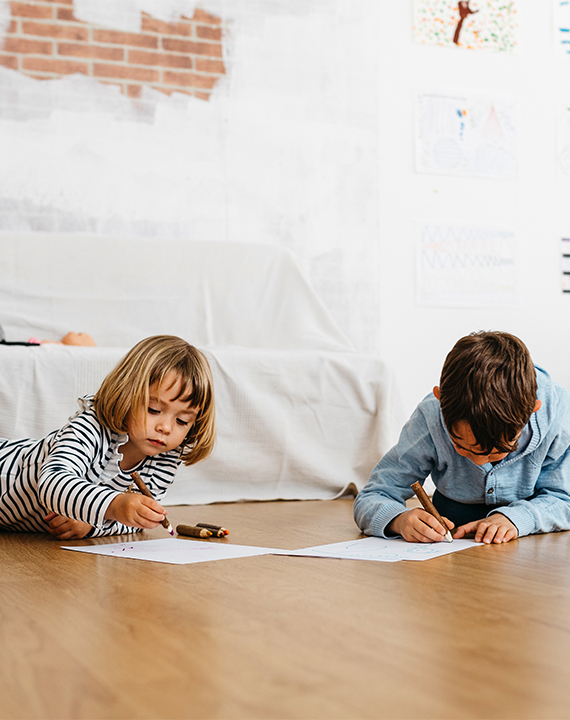 Kids and waterproof flooring in San Rafael